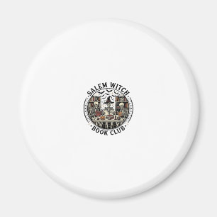 Salem Hexen Buchclub Vintage Skelett Halloween S Magnet