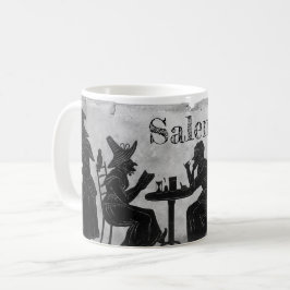 Salem-Hexen, die Kaffee-Tasse dämpfen und brauen Kaffeetasse