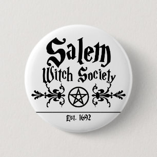 Salem-Hexen-Gesellschaftsschaltfläche Button