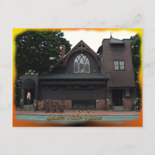 Salem Hexen House Postcard Postkarte