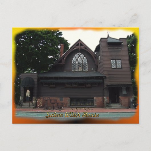 Salem Hexen House Postcard Postkarte (Vorderseite)