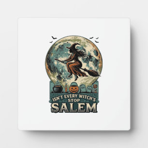 Salem Hexen-Shirt Vintage Gravur Gruseliger Humor Fotoplatte