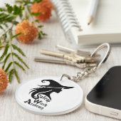 Salem Hexenakademie Halloween Wiccan Hexen Schlüsselanhänger (Vorderseite rechts)