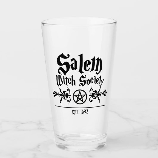 Salem-Hexengesellschaft Glas (Vorderseite)