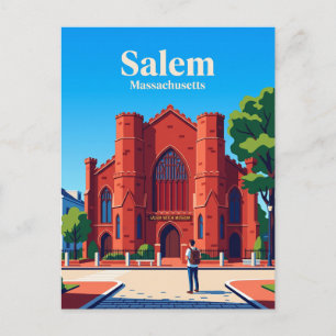Salem Hexenmuseum USA Postkarte