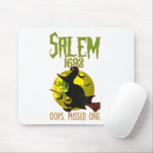 Salem Hexenprozesse 1692 Oops die fehlende Hälfte Mousepad (Mit Mouse)