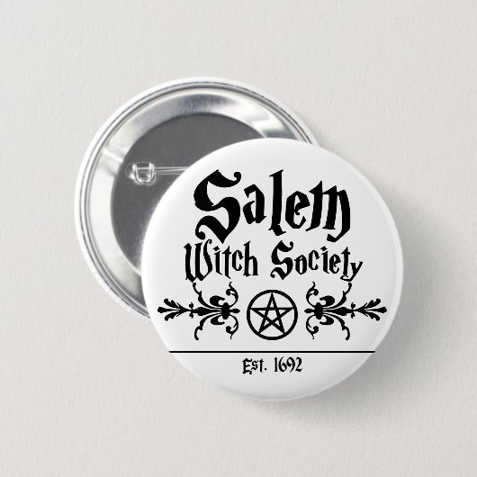 Salem Hexes Society Button (Vorne & Hinten)