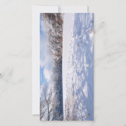 Salem Hills Teich und Wald Winterlandschaft (Vorderseite)