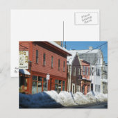 Salem im Winter Postkarte (Vorne/Hinten)