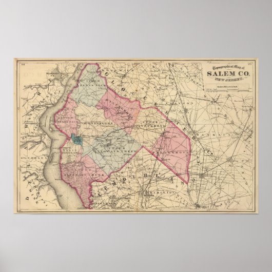 Salem Landkreis, NJ Poster (Vorne)