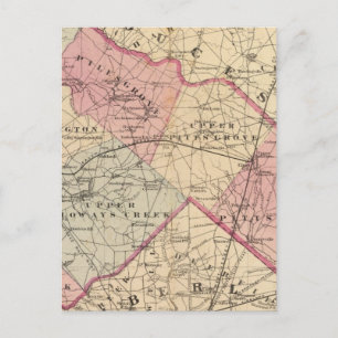 Salem Landkreis, NJ Postkarte