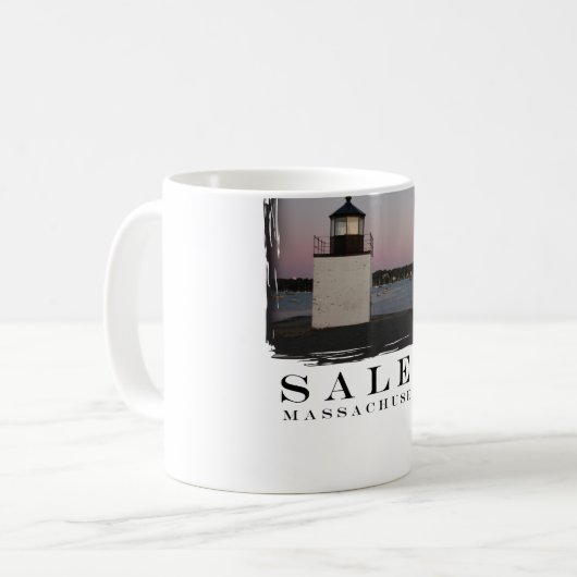 Salem-Leuchtturm Kaffeetasse (Vorderseite Links)