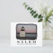 Salem Lighthouse Postkarte (Stehend Vorderseite)