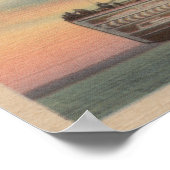 Salem, MA - Ansicht von Capt. Winthrop's Arbella Poster (Ecke)