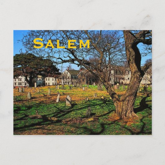 Salem (MA) Postkarte (Vorderseite)