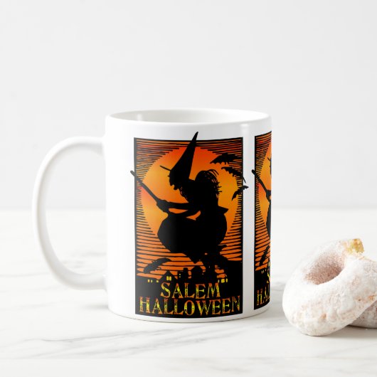 Salem MA Witch Kaffeetasse (Mit Donut)