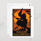 Salem MA Witch Postkarte (Vorne/Hinten)