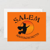 Salem MA Witch Postkarte (Vorne/Hinten)