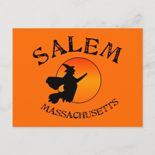 Salem MA Witch Postkarte (Vorderseite)