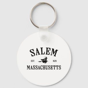 Salem Machusetts Rotzunge Broomstick Halloween Schlüsselanhänger