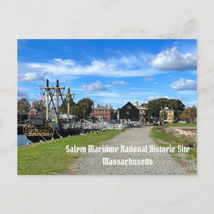 Salem Maritime National History Postkarte