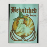 Salem, Massachusetts, "Bewitcht" Postkarte