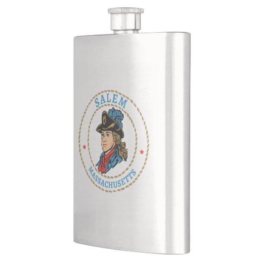Salem Massachusetts Colonial Flachmann (Links)