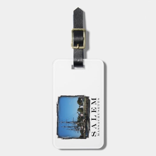 Salem Massachusetts Gepäckanhänger (Vorderseite vertikal)