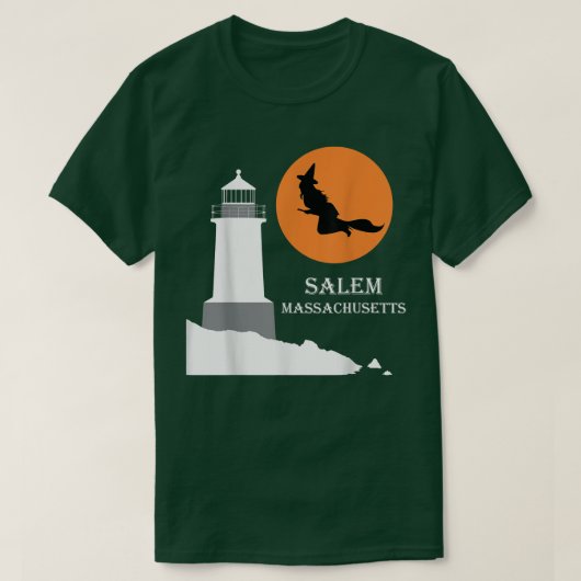 Salem, Massachusetts Hexe T-Shirt (Design vorne)