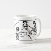 Salem Massachusetts, Hexen in der Tinten-Tasse Kaffeetasse (VorderseiteRechts)