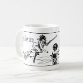 Salem Massachusetts, Hexen in der Tinten-Tasse Kaffeetasse (Vorderseite Links)