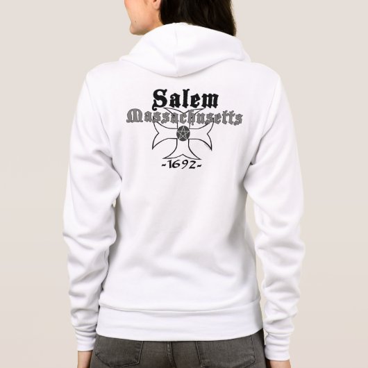 Salem Massachusetts Hoodie 1692 (Rückseite)