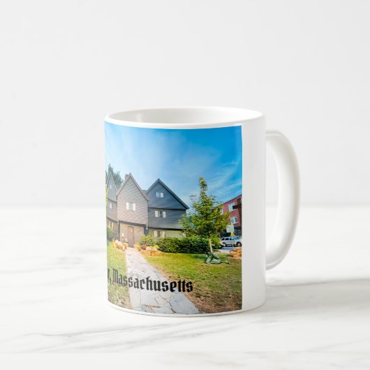 Salem Massachusetts Kaffeetasse (VorderseiteRechts)