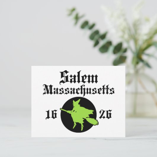 Salem Massachusetts Postkarte (Stehend Vorderseite)