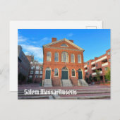 Salem Massachusetts Postkarte (Vorne/Hinten)