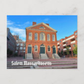 Salem Massachusetts Postkarte (Vorderseite)