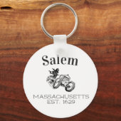 Salem Massachusetts Rennwagen Schlüsselanhänger (Vorderseite)