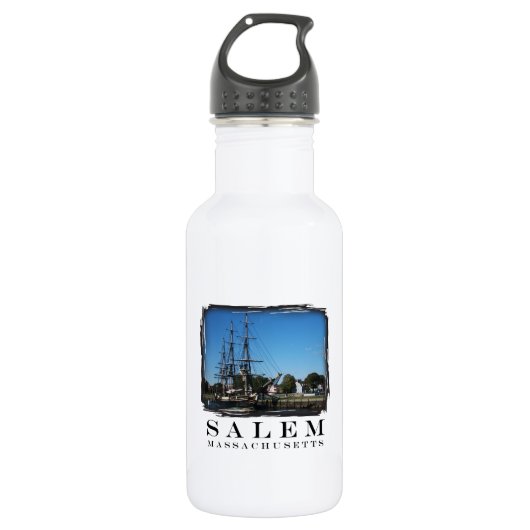 Salem Massachusetts Trinkflasche (Vorderseite)