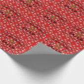 Salem Massachusetts Weihnachtsfeiertag Geschenkpapier (Ecke)