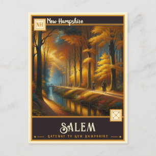 Salem, New Hampshire Vintage Postkarte