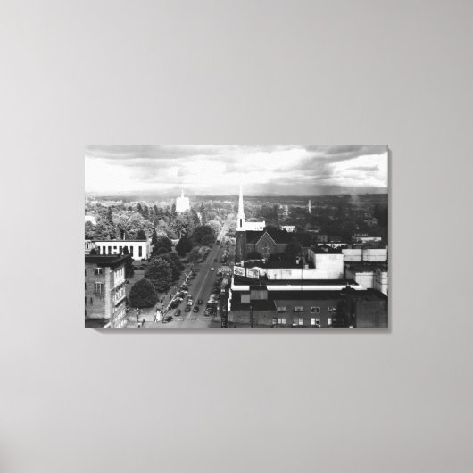 Salem, oder Stadtansicht aus Luftbild Leinwanddruck (Vorderseite)
