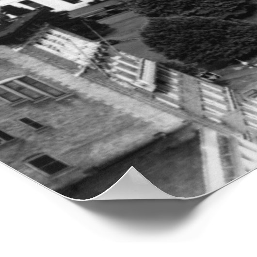 Salem, oder Stadtansicht aus Luftbild Poster (Ecke)