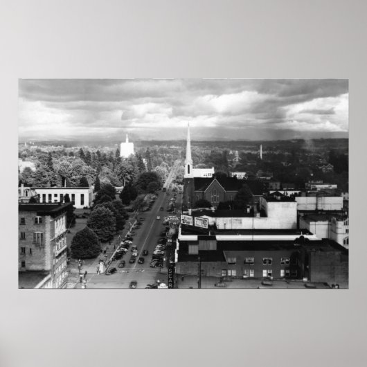 Salem, oder Stadtansicht aus Luftbild Poster (Vorne)