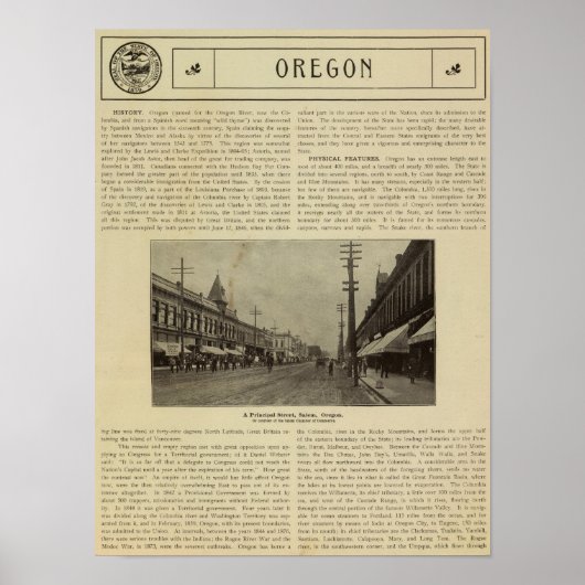 Salem oder Straße Poster (Vorne)