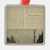 Salem oder Straße Silbernes Ornament (Vorne)