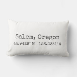 Salem, Oregon koordiniert Lumbar Pillow Lendenkissen