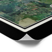 Salem Oregon Satellite Poster Karte (Ecke)