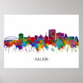 Salem Oregon Skyline Poster (Vorne)