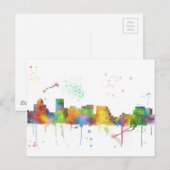 SALEM OREGON SKYLINE POSTKARTE (Vorne/Hinten)