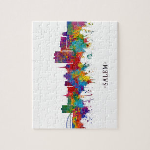 Salem Oregon Skyline Puzzle